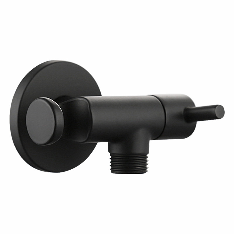 Matt Black Angle Calve с держателем Shattaf